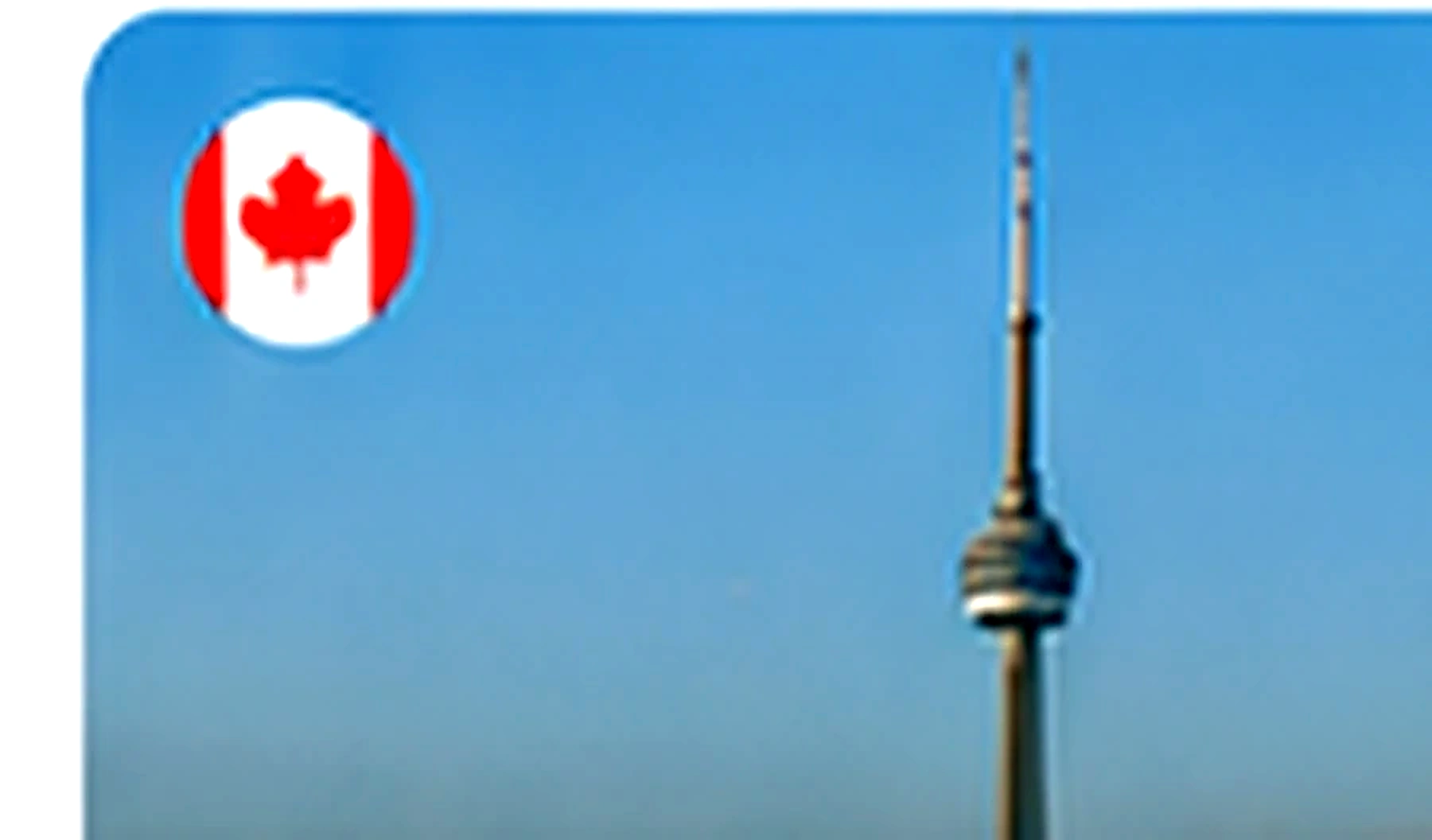 Toronto skyline and CN Tower, Canada