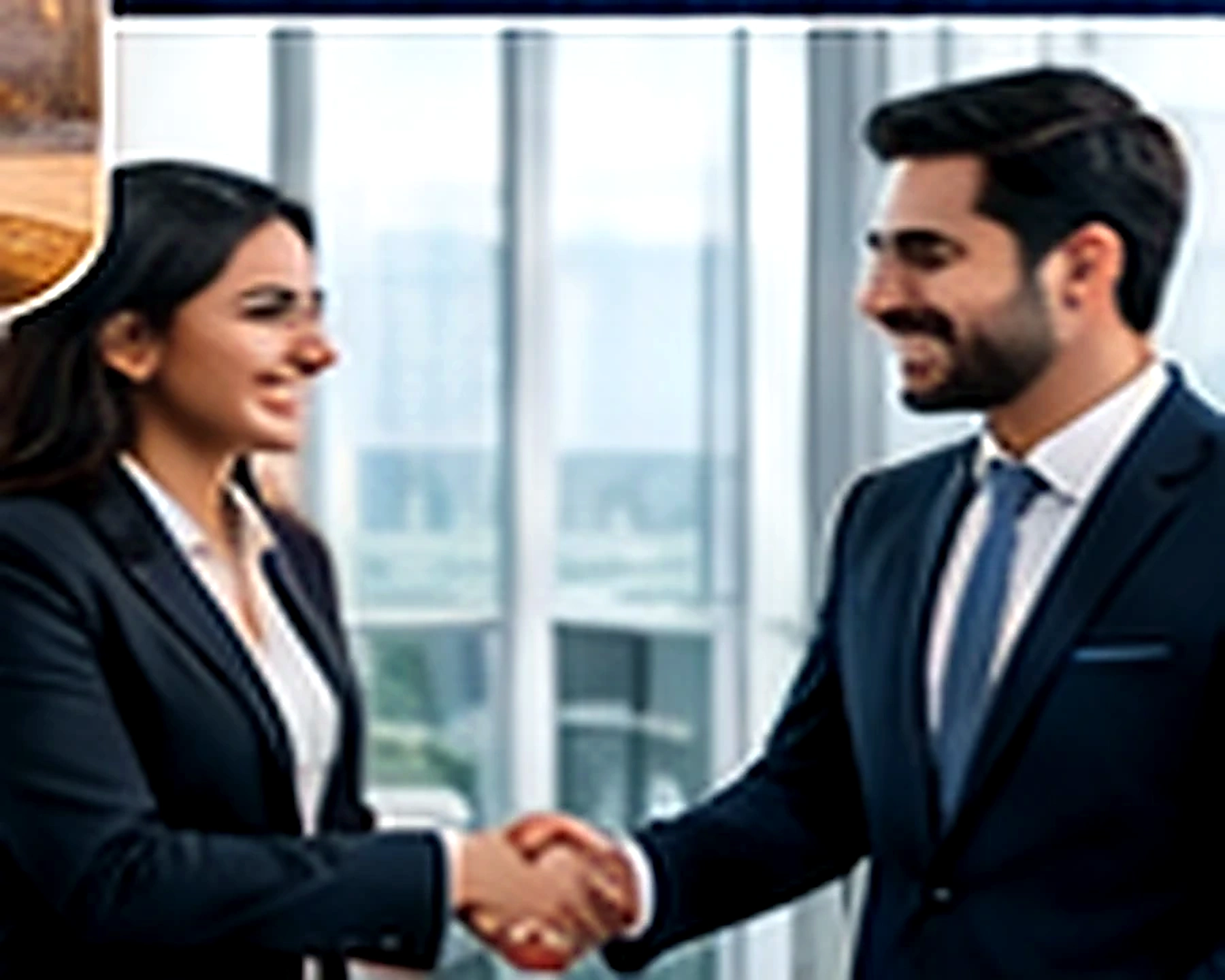Corporate professionals representing HR and recruitment services